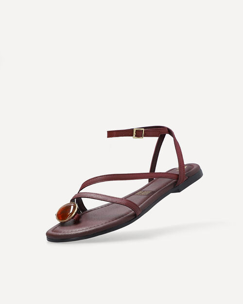 Sandalias Rojas Multitiras