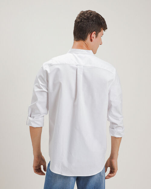 Camisa Blanca Manga Larga