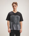Playera Oversize Negra,NEGRO
