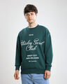 Sudadera Relaxed Estampada,VERDE OBSCURO