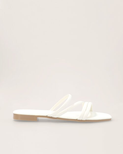 Sandalia Plana Blanca