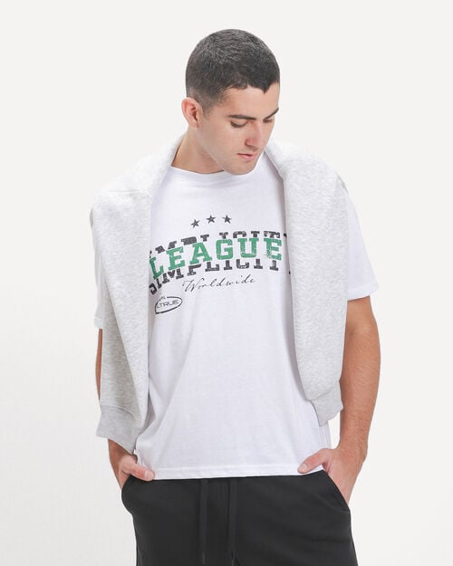 Playera Blanca Texto