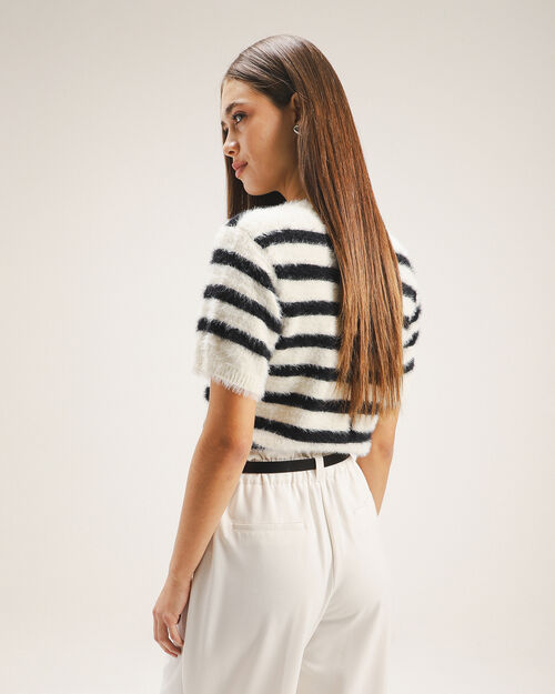 Blusa Cropped Texturizada