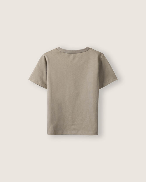 Playera Manga Corta Gris