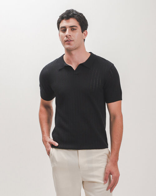 Polo Slim Negro