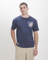 Playera Relaxed Verde,AZUL MARINO