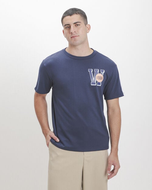 Playera Relaxed Azul