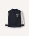 Chamarra Bomber Azul,AZUL MARINO