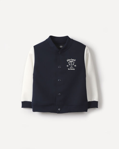 Sudadera Azul Botones