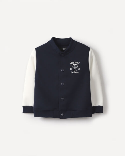 Chamarra Bomber Azul