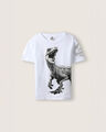 Playera Manga Corta Jurassic World,BLANCO