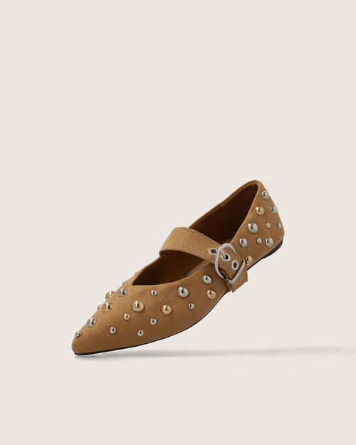 Zapato Flat Con Aplicaciones