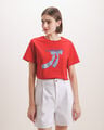 Playera Gr&aacute;fico Gato,ROJO