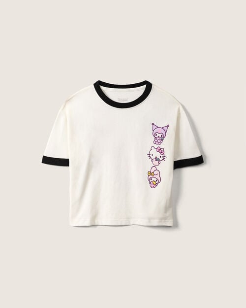 Playera Cropped Hello Kitty