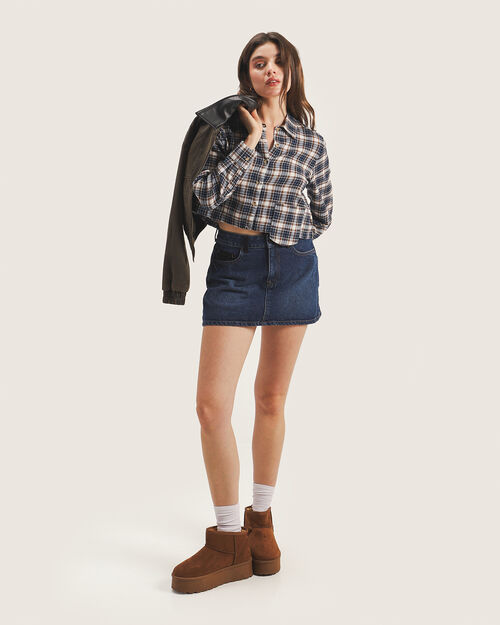 Camisa Manga Larga Cuadros