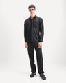 Pantal&oacute;n Gris Regular,NEGRO