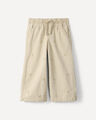 Jeans Wide Leg Bordado,CRUDO