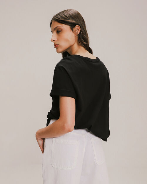 Playera Oversize Negra