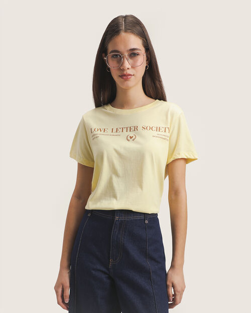 Playera Amarilla Regular