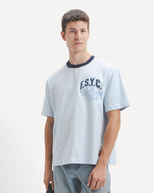 Playera Azul Dise&ntilde;o N&aacute;utico