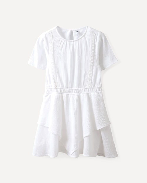 Vestido Blanco Eyelet