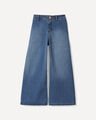Jeans Fit Wide Leg,AZUL ACERO