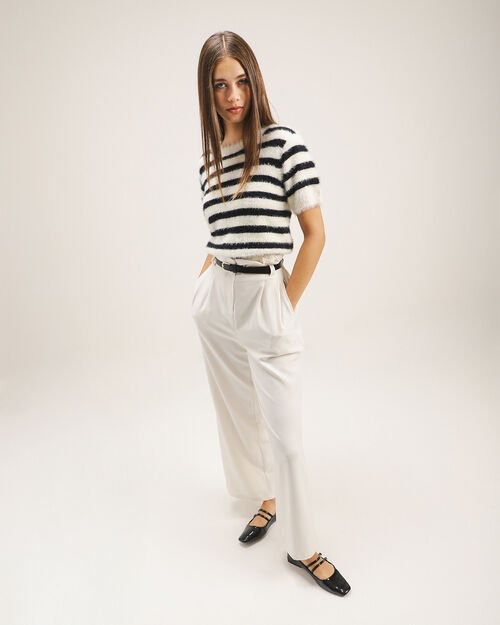 Blusa Cropped Texturizada