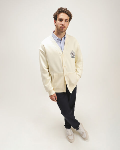Sudadera Abierta Con Botones