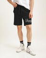 Short Relaxed Estampado,NEGRO