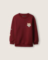 Sudadera Azul Estampada,ROJO VINO