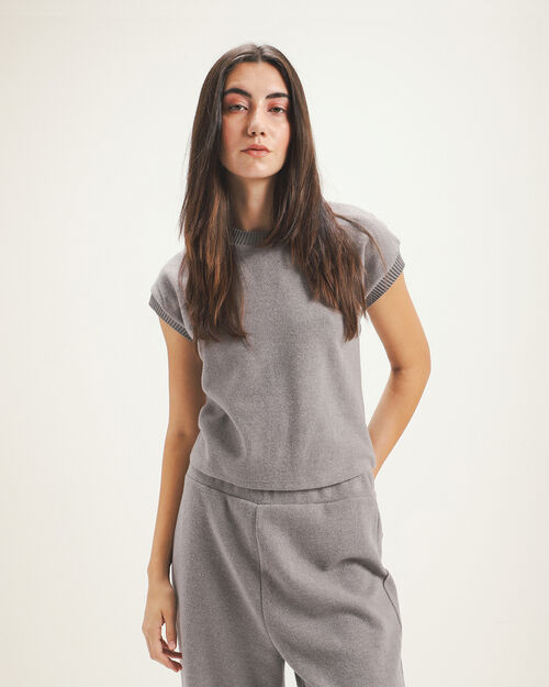Crop Top Gris