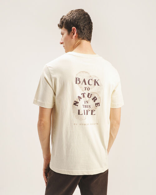 Playera Beige Manga Corta