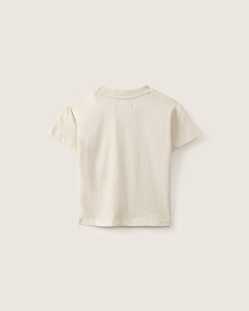 Playera Beige Manga Corta