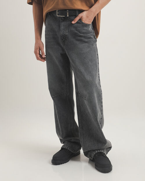 Jeans Negro Fit Baggy