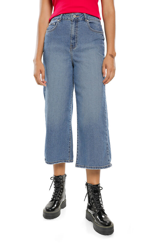 Jeans Culotte Cropped