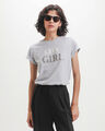 Playera Beige Gr&aacute;fico,GRIS OBSCURO