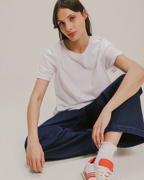 Playera Oversize Blanca
