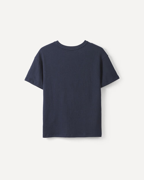Playera Relaxed Azul