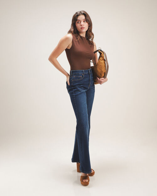 Jeans Azul Fit Flare