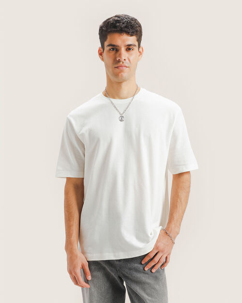 Playera Blanca Manga Corta