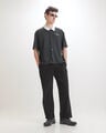 Pantal&oacute;n Fit Loose,NEGRO