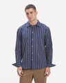Camisa Boxy Azul,AZUL MARINO