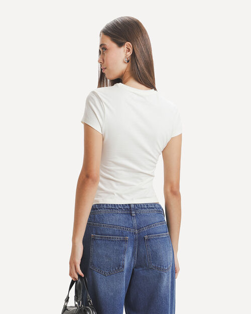Playera Slim Blanca