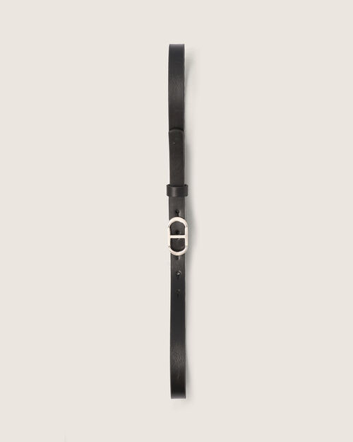 Cinturón Negro Con Hebilla