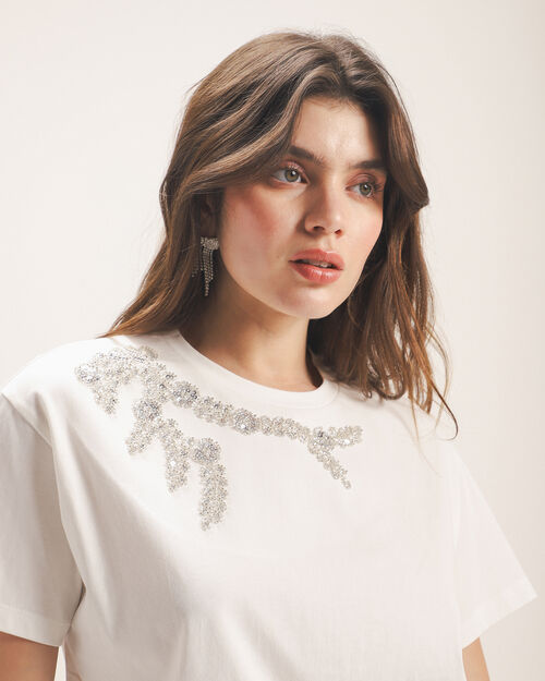 Playera Aplicaciones Brillo