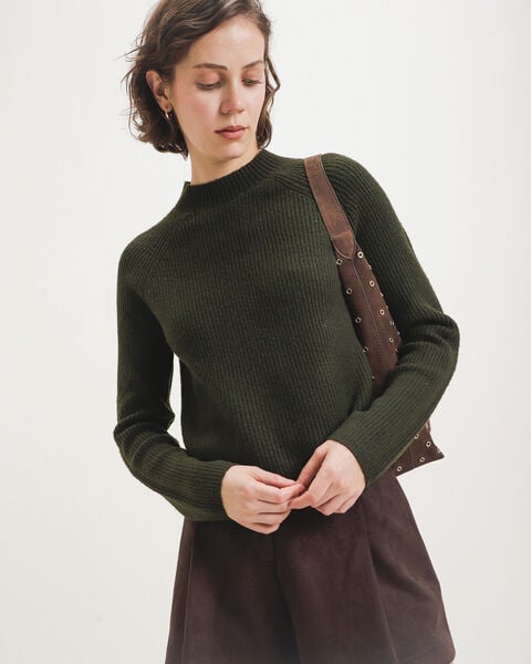 Su&eacute;ter Tejido Verde