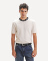 Playera Slim Textura,PIEDRA
