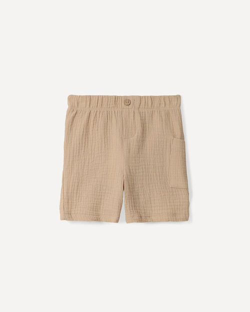 Short Beige S&oacute;lido