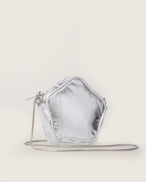 Bolso Plateado De Estrella