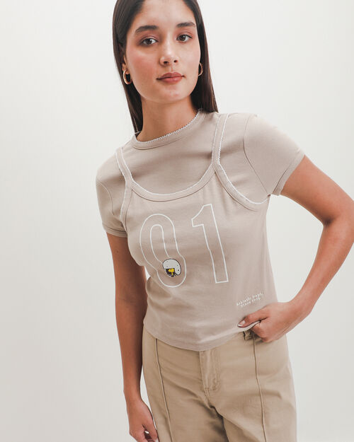 Playera Ringer Peanuts